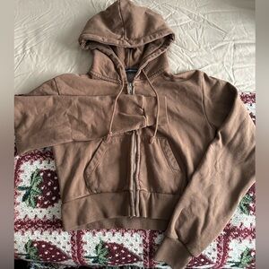 Cropped Brandy Zip-Up